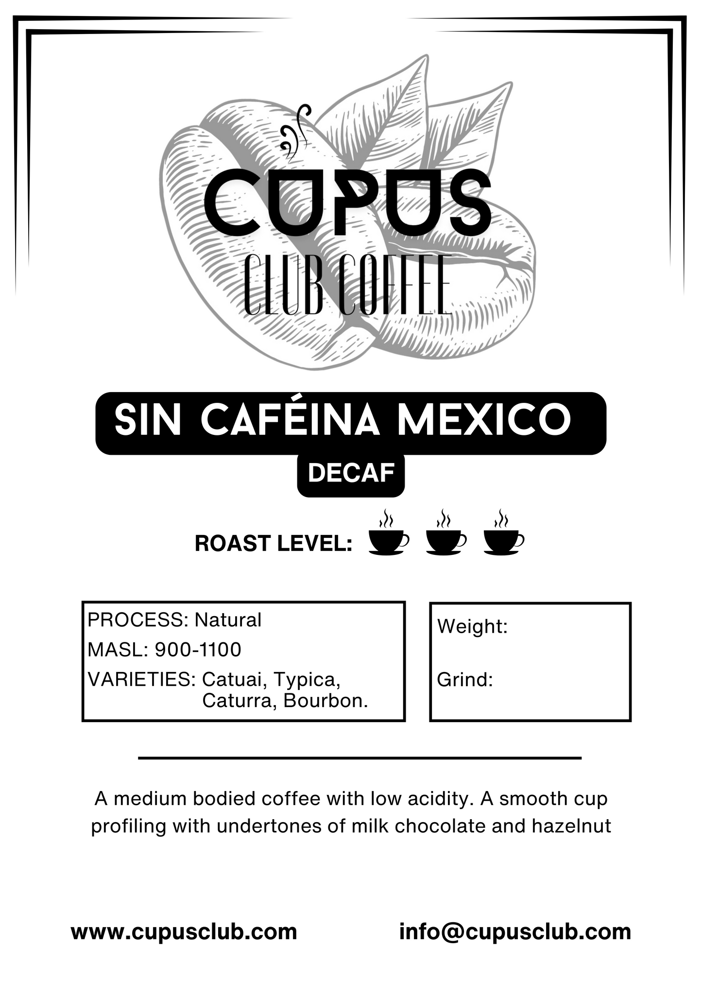 SIN CAFÈINA MEXICO